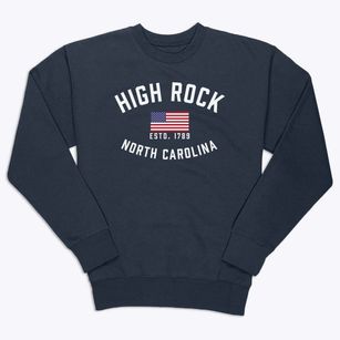 High Rock North Carolina Patriot Premium Crewneck Sweatshirt