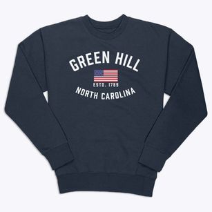Green Hill North Carolina Patriot Premium Crewneck Sweatshirt