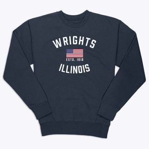 Wrights Illinois Patriot Premium Crewneck Sweatshirt