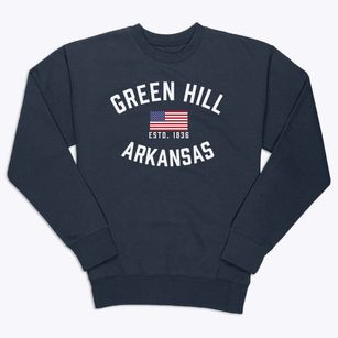 Green Hill Arkansas Patriot Premium Crewneck Sweatshirt