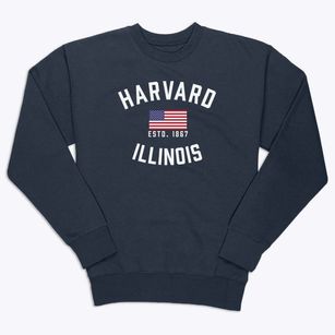Harvard Illinois Patriot Premium Crewneck Sweatshirt
