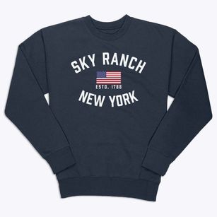 Sky Ranch New York Patriot Premium Crewneck Sweatshirt