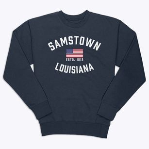 Samstown Louisiana Patriot Premium Crewneck Sweatshirt
