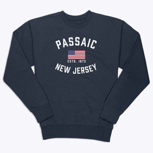 Passaic New Jersey Patriot Premium Crewneck Sweatshirt