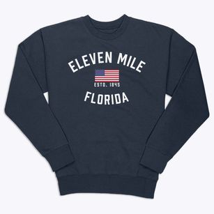 Eleven Mile Florida Patriot Premium Crewneck Sweatshirt