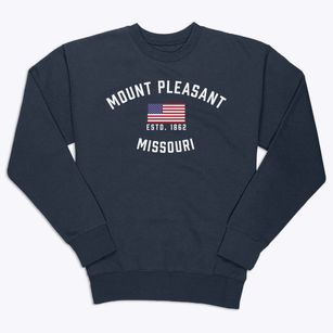Mount Pleasant Missouri Patriot Premium Crewneck Sweatshirt