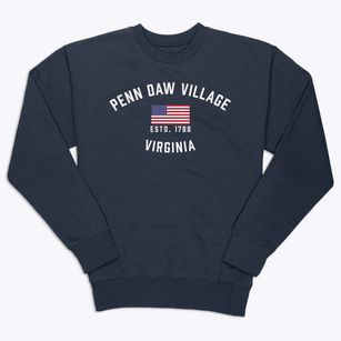 Penn Daw Village Virginia Patriot Premium Crewneck Sweatshirt