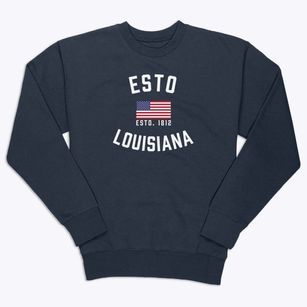 Esto Louisiana Patriot Premium Crewneck Sweatshirt