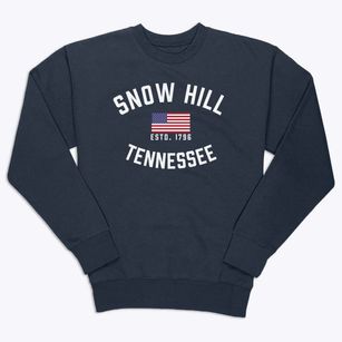 Snow Hill Tennessee Patriot Premium Crewneck Sweatshirt
