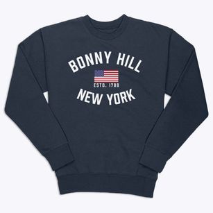 Bonny Hill New York Patriot Premium Crewneck Sweatshirt