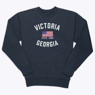 Victoria Georgia Patriot Premium Crewneck Sweatshirt