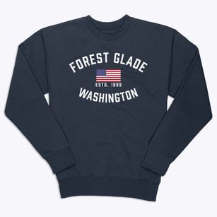 Forest Glade Washington Patriot Premium Crewneck Sweatshirt