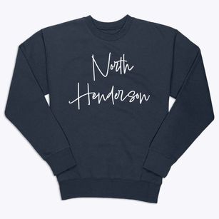 North Henderson Illinois Freestyle Premium Crewneck Sweatshirt