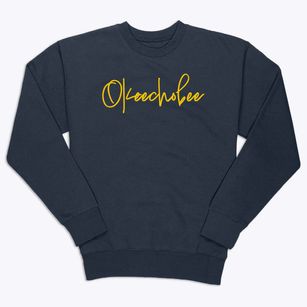 Okeechobee Florida Freestyle Premium Crewneck Sweatshirt
