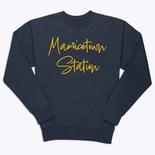 Mauricetown Station New Jersey Freestyle Premium Crewneck Sweatshirt