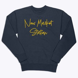 New Market Station Virginia Freestyle Premium Crewneck Sweatshirt