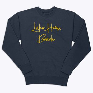 Lake Huron Beach Michigan Freestyle Premium Crewneck Sweatshirt