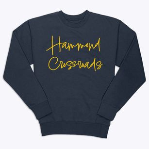 Hammond Crossroads North Carolina Freestyle Premium Crewneck Sweatshirt