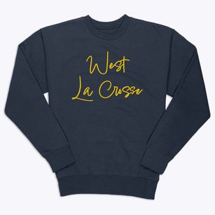 West La Crosse Wisconsin Freestyle Premium Crewneck Sweatshirt