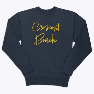 Crescent Beach New York Freestyle Premium Crewneck Sweatshirt