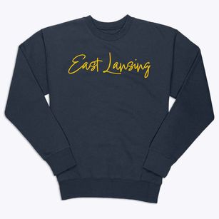East Lansing Michigan Freestyle Premium Crewneck Sweatshirt