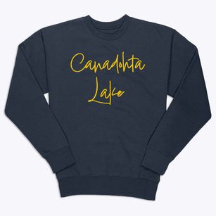 Canadohta Lake Pennsylvania Freestyle Premium Crewneck Sweatshirt