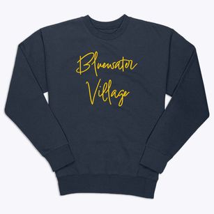 Bluewater Village New Mexico Freestyle Premium Crewneck Sweatshirt