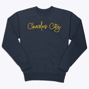 Charles City Virginia Freestyle Premium Crewneck Sweatshirt