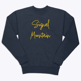 Signal Mountain Tennessee Freestyle Premium Crewneck Sweatshirt