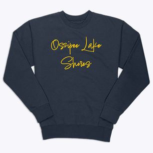 Ossipee Lake Shores New Hampshire Freestyle Premium Crewneck Sweatshirt