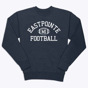 Eastpointe Michigan Football Premium Crewneck Sweatshirt