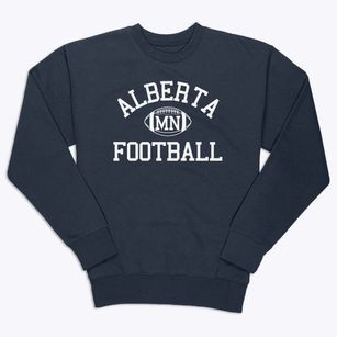 Alberta Minnesota Football Premium Crewneck Sweatshirt