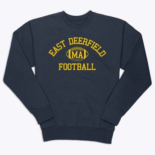 East Deerfield Massachusetts Football Premium Crewneck Sweatshirt