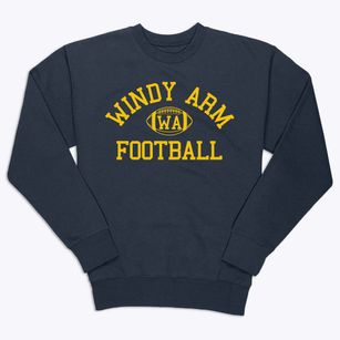 Windy Arm Washington Football Premium Crewneck Sweatshirt
