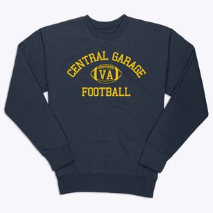 Central Garage Virginia Football Premium Crewneck Sweatshirt