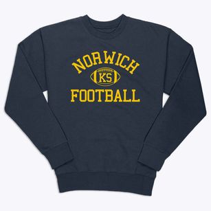 Norwich Kansas Football Premium Crewneck Sweatshirt