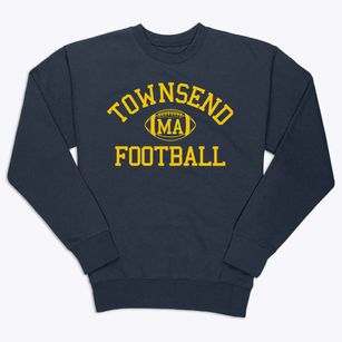 Townsend Massachusetts Football Premium Crewneck Sweatshirt