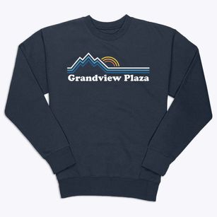 Grandview Plaza Kansas Mountain View Premium Crewneck Sweatshirt
