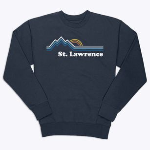 St. Lawrence Wisconsin Mountain View Premium Crewneck Sweatshirt