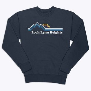 Loch Lynn Heights Maryland Mountain View Premium Crewneck Sweatshirt