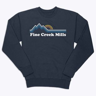 Fine Creek Mills Virginia Mountain View Premium Crewneck Sweatshirt