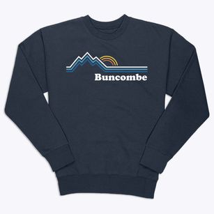Buncombe Tennessee Mountain View Premium Crewneck Sweatshirt
