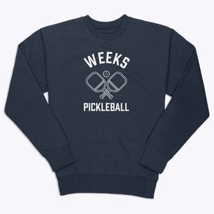 Weeks Oklahoma Pickleball Premium Crewneck Sweatshirt