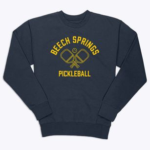 Beech Springs Louisiana Pickleball Premium Crewneck Sweatshirt