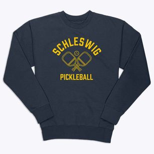 Schleswig Wisconsin Pickleball Premium Crewneck Sweatshirt