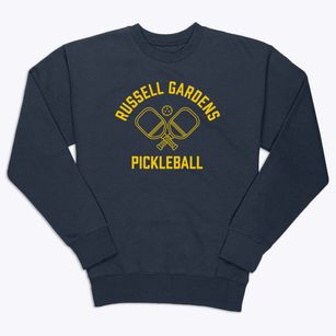 Russell Gardens New York Pickleball Premium Crewneck Sweatshirt