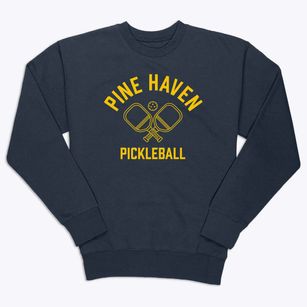 Pine Haven Wyoming Pickleball Premium Crewneck Sweatshirt
