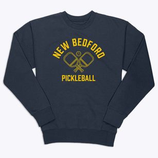 New Bedford Massachusetts Pickleball Premium Crewneck Sweatshirt