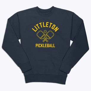 Littleton Illinois Pickleball Premium Crewneck Sweatshirt