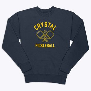 Crystal Michigan Pickleball Premium Crewneck Sweatshirt